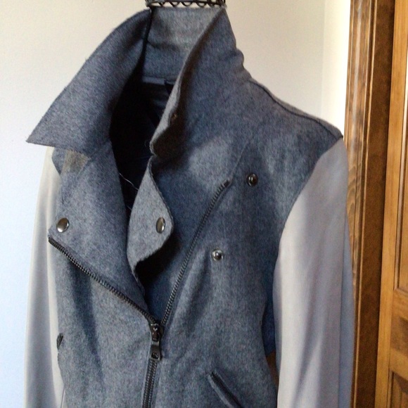 SACHIN + BABI Wool & Leather Jacket, 4 - Picture 4 of 10